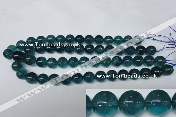 CFL675 15.5 inches 14mm round A grade blue fluorite beads wholesale