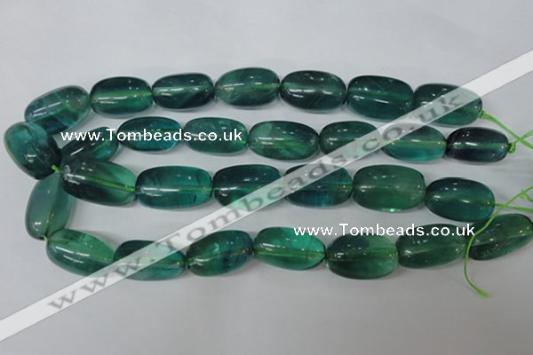 CFL681 15.5 inches 18*28mm nuggets blue fluorite beads wholesale