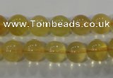 CFL803 15.5 inches 10mm round yellow fluorite gemstone beads