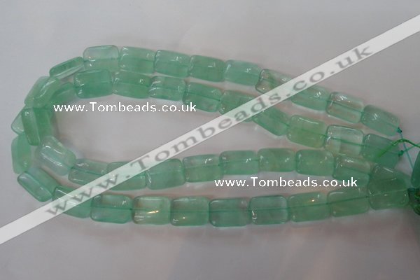 CFL870 15.5 inches 13*18mm rectangle green fluorite gemstone beads