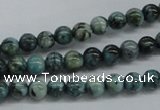 CFS101 15.5 inches 6mm round blue feldspar gemstone beads