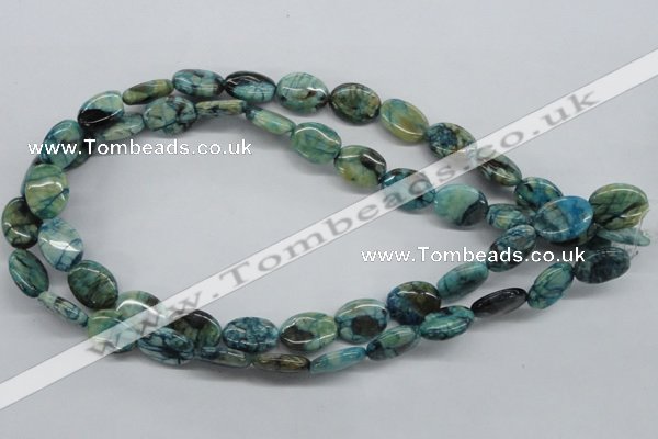 CFS110 15.5 inches 12*16mm oval blue feldspar gemstone beads