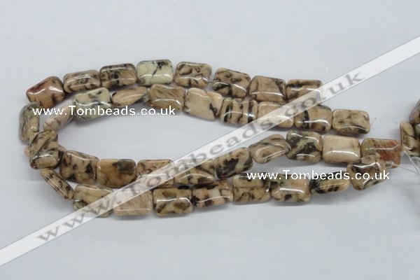 CFS16 15.5 inches 15*20mm rectangle natural feldspar gemstone beads