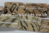 CFS17 15.5 inches 18*25mm rectangle natural feldspar gemstone beads