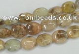 CFS201 15.5 inches 8*10mm oval natural feldspar gemstone beads