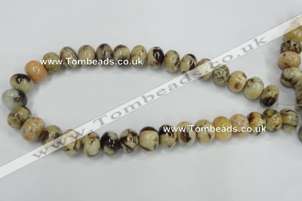 CFS209 15.5 inches 12*16mm rondelle natural feldspar gemstone beads