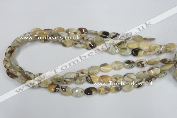 CFS210 15.5 inches 12*16mm oval natural feldspar gemstone beads