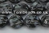 CFS312 15.5 inches 12mm flat round feldspar gemstone beads