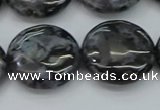 CFS315 15.5 inches 20mm flat round feldspar gemstone beads