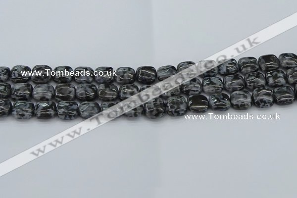 CFS320 15.5 inches 10*10mm square feldspar gemstone beads