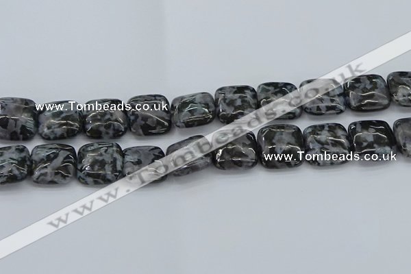 CFS324 15.5 inches 20*20mm square feldspar gemstone beads