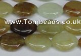 CFW135 15.5 inches 12*16mm marquise flower jade gemstone beads