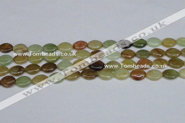 CFW135 15.5 inches 12*16mm marquise flower jade gemstone beads