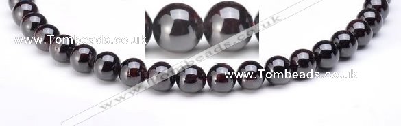 CGA02 10mm round natural garnet gemstone beads Wholesale