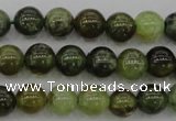 CGA131 15.5 inches 6mm round natural green garnet beads wholesale