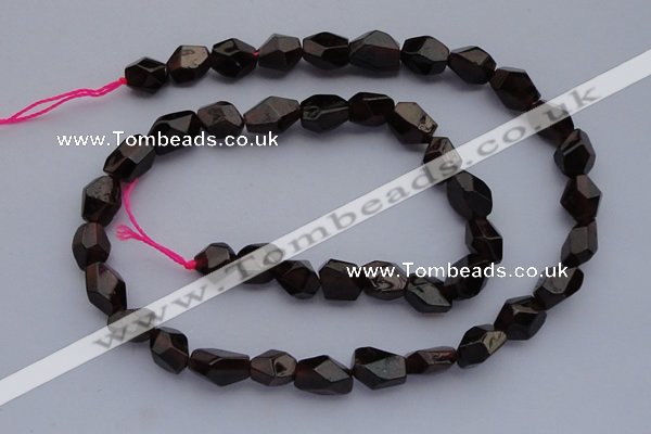 CGA16 15.5 15.5 inches 8*10mm garnet nugget gemstone beads