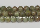 CGA203 15.5 inches 8mm round natural green garnet beads