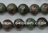 CGA306 15.5 inches 16mm round red green garnet gemstone beads