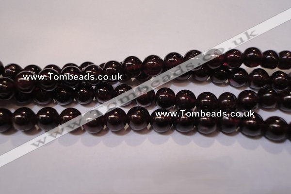 CGA353 14 inches 5mm round natural red garnet beads wholesale