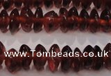 CGA380 15 inches 2*4mm rondelle natural red garnet beads wholesale