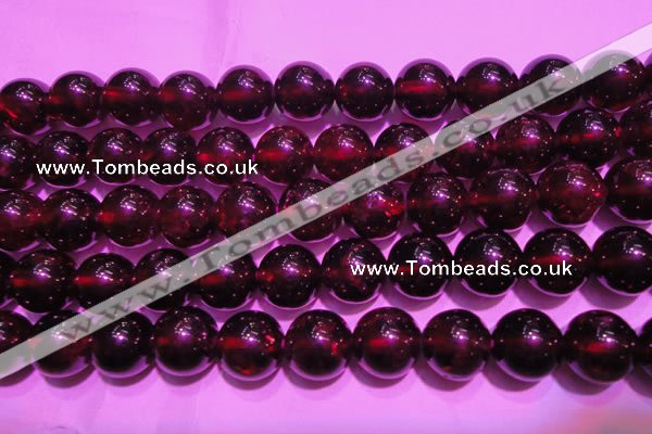 CGA421 15.5 inches 10mm round natural red garnet gemstone beads