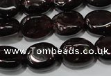 CGA469 15.5 inches 8*10mm oval natural red garnet beads