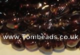 CGA488 15.5 inches 4mm - 5mm nuggets natural red garnet beads