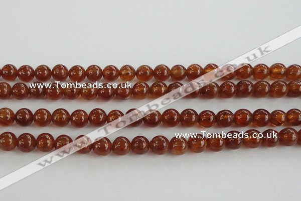 CGA511 15.5 inches 6mm round AA grade yellow red garnet beads