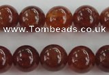 CGA512 15.5 inches 8mm round AA grade yellow red garnet beads