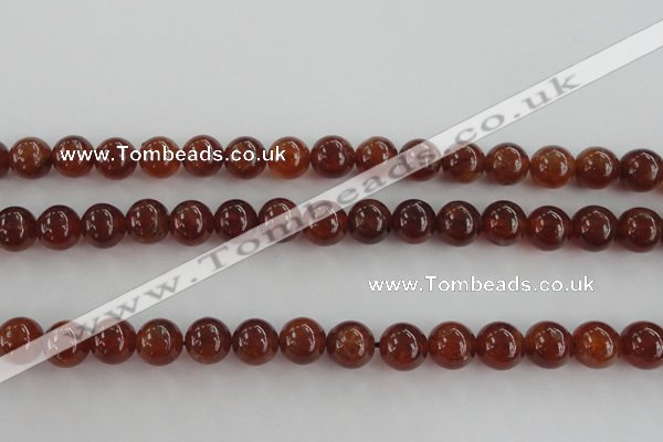 CGA512 15.5 inches 8mm round AA grade yellow red garnet beads