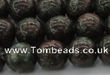 CGA553 15.5 inches 10mm round red green garnet gemstone beads