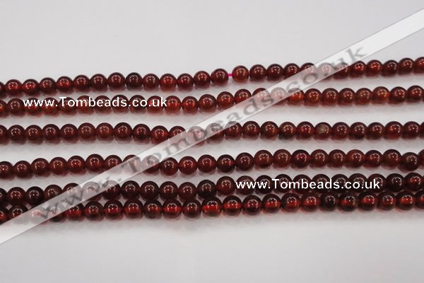 CGA601 15.5 inches 6mm A grade round natural orange garnet beads