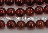 CGA602 15.5 inches 8mm A grade round natural orange garnet beads