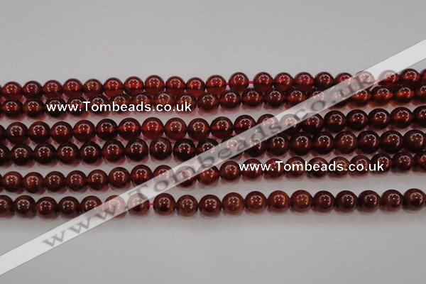 CGA602 15.5 inches 8mm A grade round natural orange garnet beads