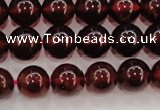 CGA605 15.5 inches 8mm A+ grade round natural orange garnet beads