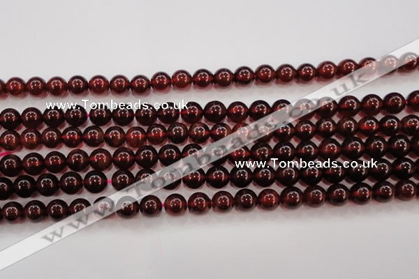 CGA605 15.5 inches 8mm A+ grade round natural orange garnet beads