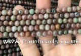 CGA683 15.5 inches 4mm round kashgar garnet beads wholesale