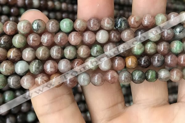 CGA684 15.5 inches 6mm round kashgar garnet beads wholesale