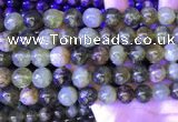 CGA703 15.5 inches 12mm round green garnet beads wholesale