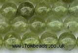 CGA850 15 inches 6mm round green garnet beads