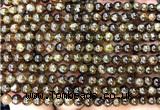 CGA880 15 inches 4mm round green garnet beads wholesale