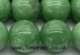 CGA933 15 inches 12mm round green angel skin beads