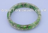 CGB207 Inner diameter 60mm fashion dyed imperial jasper gemstone bangle