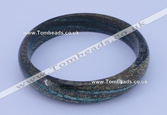 CGB212 Inner diameter 62mm fashion dyed long spar stone bangle