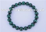 CGB216 2pcs 7.5 inches 6mm natural malachite gemstone bracelets