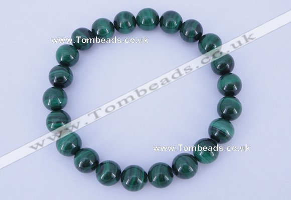 CGB219 2pcs 7.5 inches 12mm natural malachite gemstone bracelets