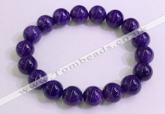 CGB2563 7.5 inches 10mm round charoite gemstone beaded bracelets