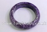 CGB2585 Inner diameter 60mm fashion charoite gemstone bracelet