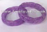 CGB2638 7.5 inches 18*25mm lavender amethyst bracelets wholesale