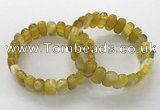 CGB3101 7.5 inches 8*15mm oval agate gemstone bracelets